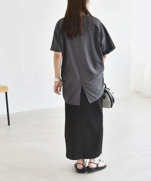 SHIPS / シップス Tシャツ | quaranciel:〈接触冷感/汗染み防止/洗濯機可能〉スリット ルーズ チュニック TEE | 詳細11