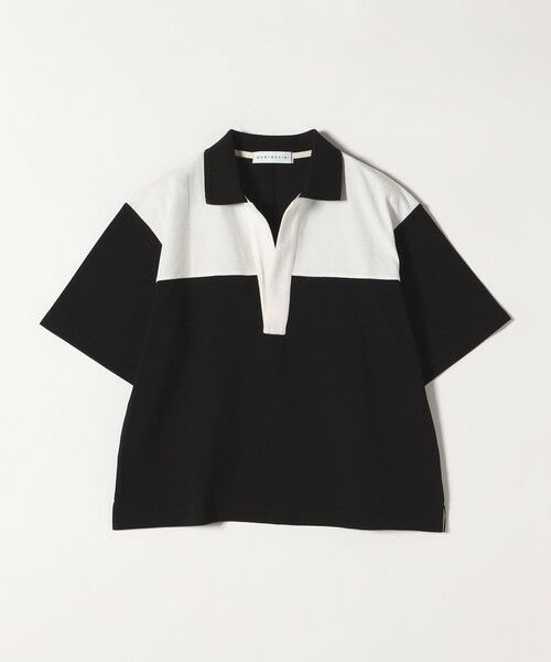 SHIPS / シップス Tシャツ | quaranciel:〈洗濯機可能〉カノコ スキッパー デザイン ワイド ポロシャツ | 詳細9