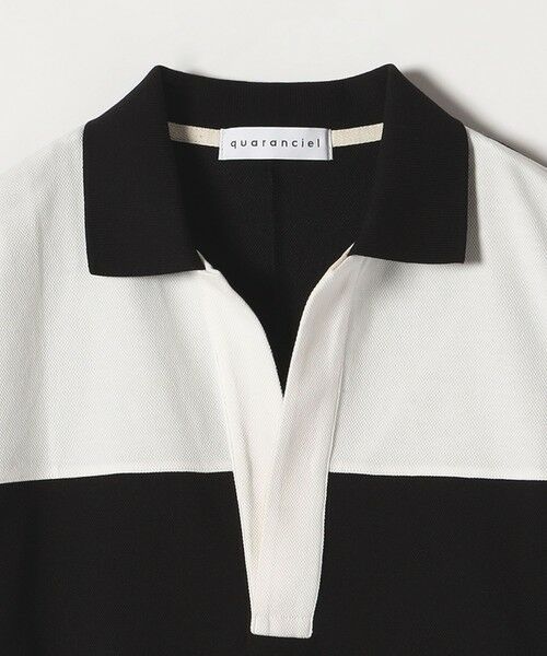 SHIPS / シップス Tシャツ | quaranciel:〈洗濯機可能〉カノコ スキッパー デザイン ワイド ポロシャツ | 詳細11