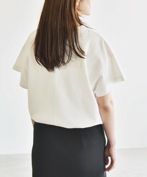 SHIPS / シップス Tシャツ | quaranciel:〈洗濯機可能〉カノコ Vガゼット ショートスリーブ クルーネック TEE | 詳細10