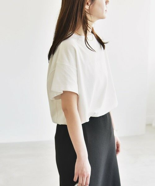 SHIPS / シップス Tシャツ | quaranciel:〈洗濯機可能〉カノコ Vガゼット ショートスリーブ クルーネック TEE | 詳細11