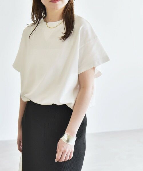 SHIPS / シップス Tシャツ | quaranciel:〈洗濯機可能〉カノコ Vガゼット ショートスリーブ クルーネック TEE | 詳細12