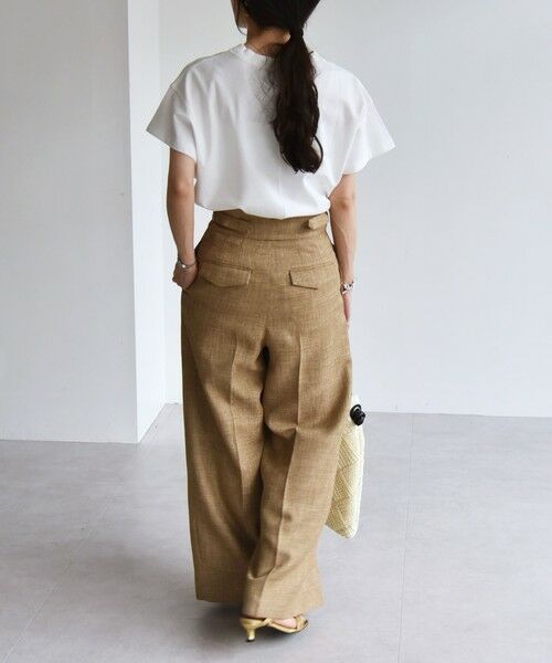 SHIPS / シップス Tシャツ | quaranciel:〈洗濯機可能〉カノコ Vガゼット ショートスリーブ クルーネック TEE | 詳細15