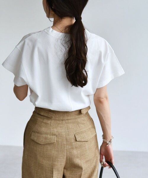 SHIPS / シップス Tシャツ | quaranciel:〈洗濯機可能〉カノコ Vガゼット ショートスリーブ クルーネック TEE | 詳細18