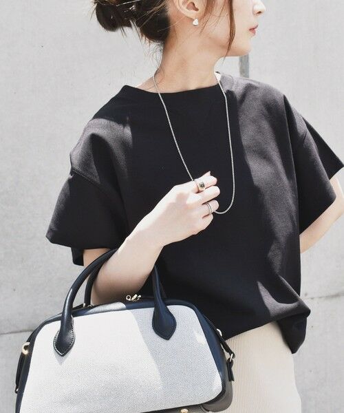 SHIPS / シップス Tシャツ | quaranciel:〈洗濯機可能〉カノコ Vガゼット ショートスリーブ クルーネック TEE | 詳細25