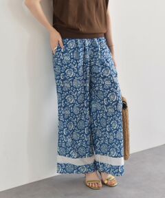 SHIPS / シップス その他パンツ | quaranciel:〈洗濯機可能〉フラワー プリント セミフレア パンツ