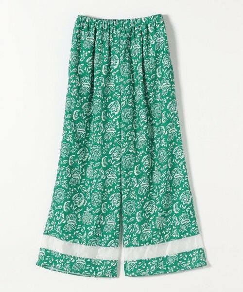 SHIPS / シップス その他パンツ | quaranciel:〈洗濯機可能〉フラワー プリント セミフレア パンツ | 詳細7