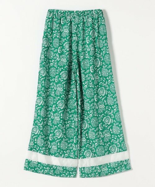 SHIPS / シップス その他パンツ | quaranciel:〈洗濯機可能〉フラワー プリント セミフレア パンツ | 詳細8