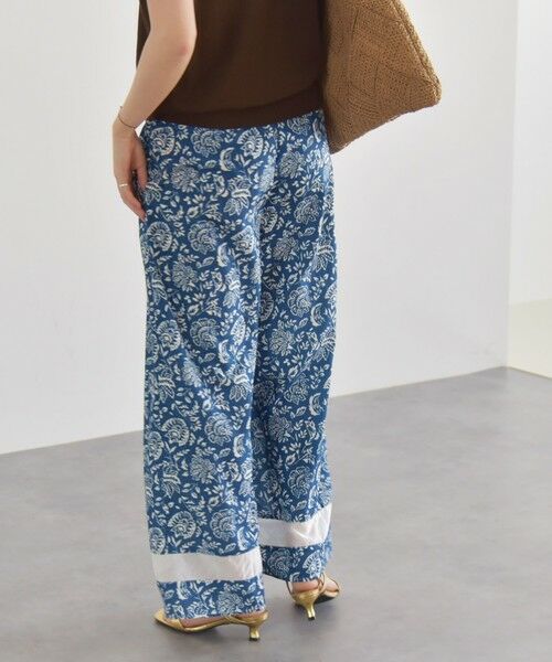 SHIPS / シップス その他パンツ | quaranciel:〈洗濯機可能〉フラワー プリント セミフレア パンツ | 詳細20