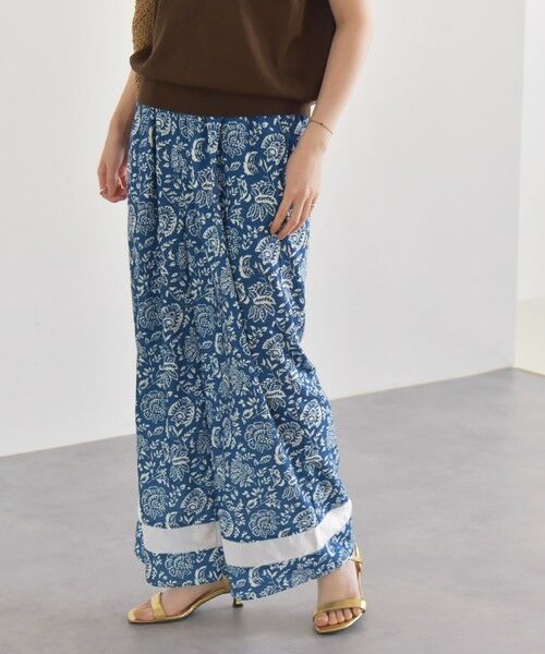 SHIPS / シップス その他パンツ | quaranciel:〈洗濯機可能〉フラワー プリント セミフレア パンツ | 詳細21