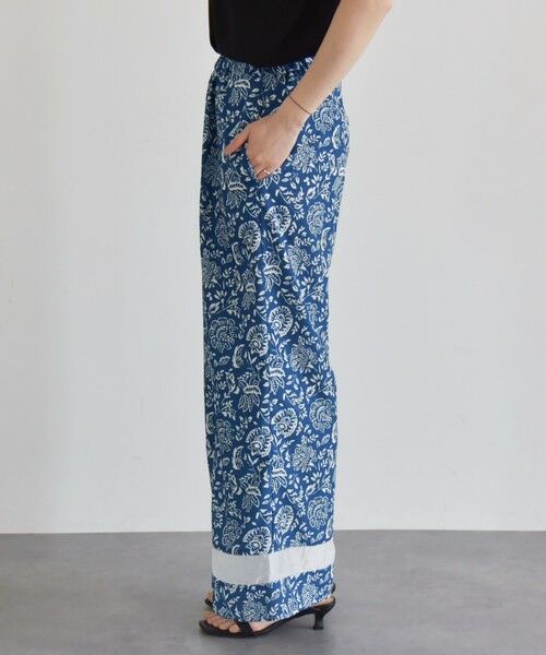 SHIPS / シップス その他パンツ | quaranciel:〈洗濯機可能〉フラワー プリント セミフレア パンツ | 詳細26