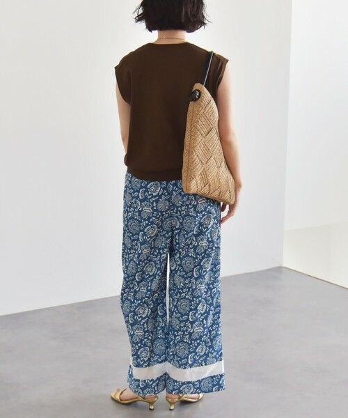 SHIPS / シップス その他パンツ | quaranciel:〈洗濯機可能〉フラワー プリント セミフレア パンツ | 詳細17