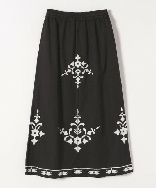 SHIPS / シップス ロング・マキシ丈スカート | quaranciel:〈洗濯機可能〉エンブロイダリー フレア ロング スカート | 詳細21