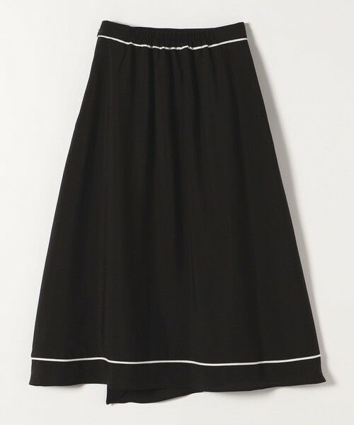 SHIPS / シップス ロング・マキシ丈スカート | quaranciel:〈洗濯機可能〉パイピング Aライン ラップ スカート | 詳細9