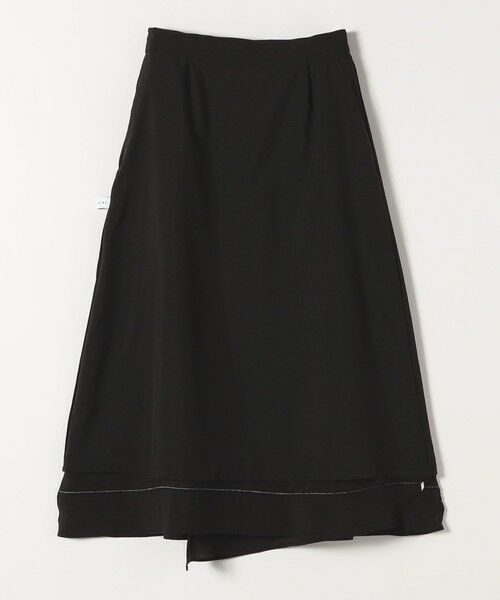 SHIPS / シップス ロング・マキシ丈スカート | quaranciel:〈洗濯機可能〉パイピング Aライン ラップ スカート | 詳細15