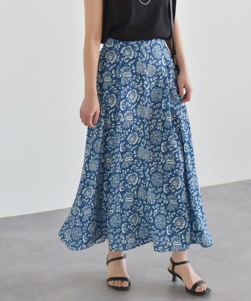 SHIPS / シップス ロング・マキシ丈スカート | quaranciel:〈洗濯機可能〉フラワー プリント マーメイド ロング スカート | 詳細19