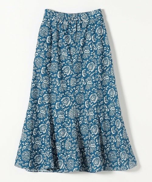 SHIPS / シップス ロング・マキシ丈スカート | quaranciel:〈洗濯機可能〉フラワー プリント マーメイド ロング スカート | 詳細21