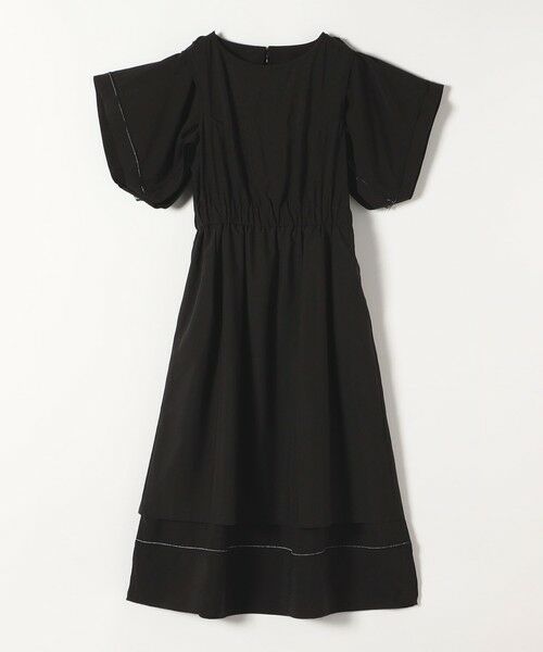 SHIPS / シップス ロング・マキシ丈ワンピース | quaranciel:〈洗濯機可能〉ケープデザイン パイピング ワンピース | 詳細15