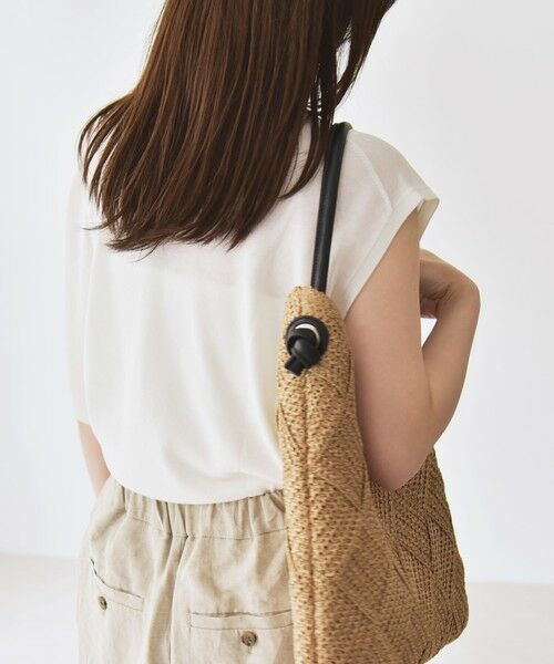 SHIPS / シップス ニット・セーター | quaranciel:〈接触冷感〉フレンチスリーブ ベーシック シアー ニット プルオーバー | 詳細2