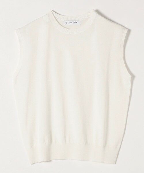 SHIPS / シップス ニット・セーター | quaranciel:〈接触冷感〉フレンチスリーブ ベーシック シアー ニット プルオーバー | 詳細12