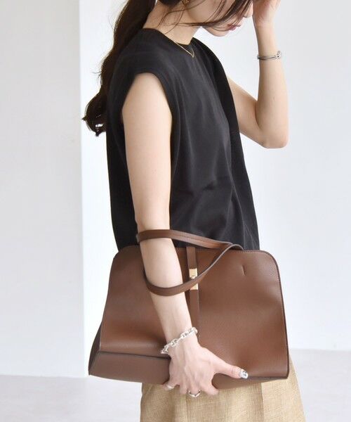 SHIPS / シップス ニット・セーター | quaranciel:〈接触冷感〉フレンチスリーブ ベーシック シアー ニット プルオーバー | 詳細20