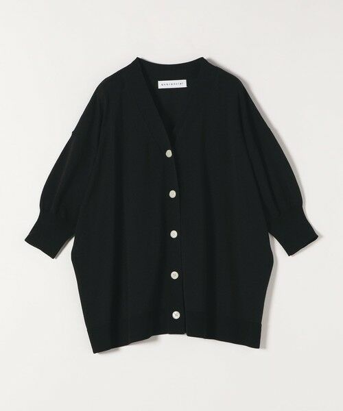 SHIPS / シップス カーディガン・ボレロ | quaranciel:〈接触冷感〉 ワイド Vネック ハーフスリーブ シアー カーディガン | 詳細23