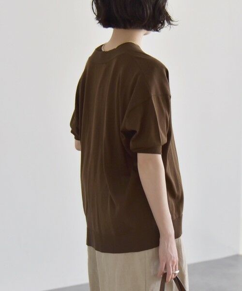 SHIPS / シップス カーディガン・ボレロ | quaranciel:〈接触冷感〉 ワイド Vネック ハーフスリーブ シアー カーディガン | 詳細30