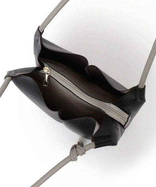 SHIPS / シップス トートバッグ | SHIPS any: Vカット バイカラー タッセル トート バッグ | 詳細17