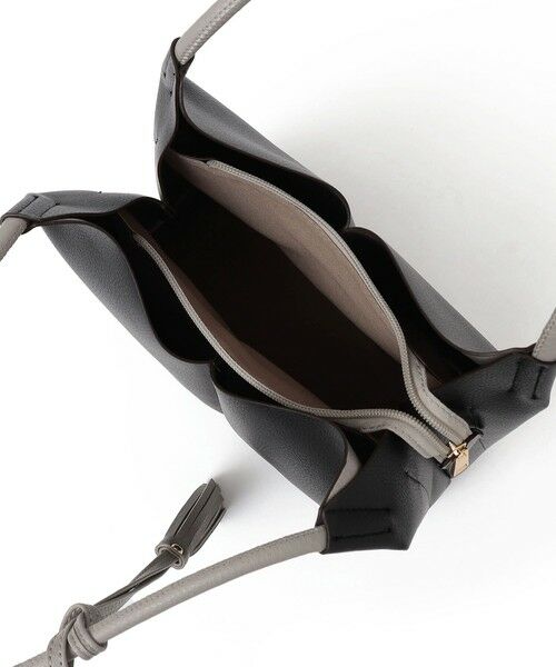 SHIPS / シップス トートバッグ | SHIPS any: Vカット バイカラー タッセル トート バッグ | 詳細18