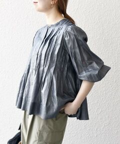 SHIPS / シップス シャツ・ブラウス | SHIPS any:〈手洗い可能〉箔 タック フレア シャツ ブラウス