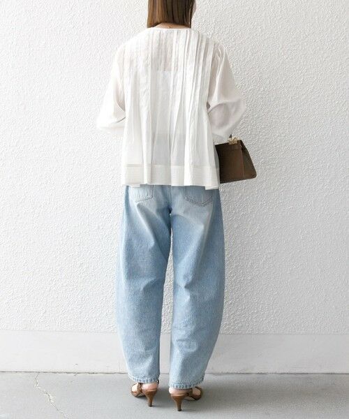 SHIPS / シップス シャツ・ブラウス | SHIPS any:〈手洗い可能〉箔 タック フレア シャツ ブラウス | 詳細2