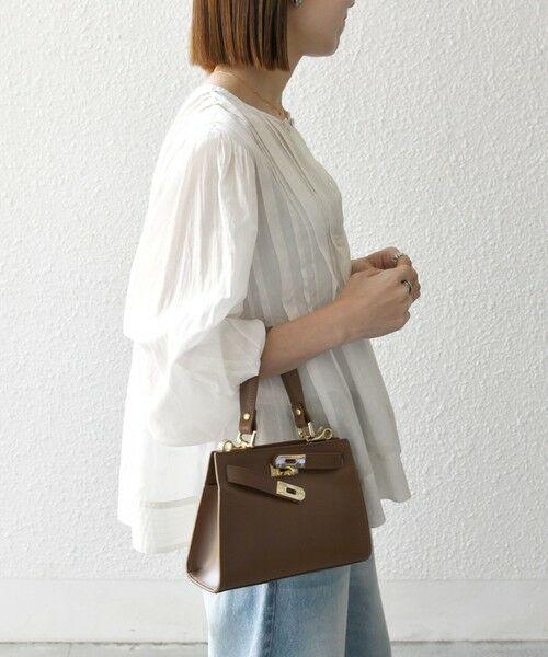 SHIPS / シップス シャツ・ブラウス | SHIPS any:〈手洗い可能〉箔 タック フレア シャツ ブラウス | 詳細8