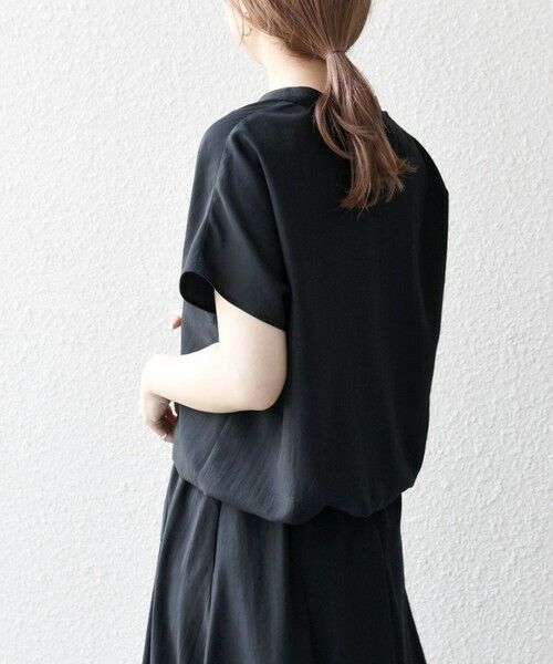 SHIPS / シップス シャツ・ブラウス | SHIPS any:〈洗濯機可能〉グロッシー ドロスト バンドカラー フレンチ シャツ | 詳細4