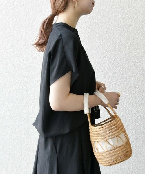 SHIPS / シップス シャツ・ブラウス | SHIPS any:〈洗濯機可能〉グロッシー ドロスト バンドカラー フレンチ シャツ | 詳細7