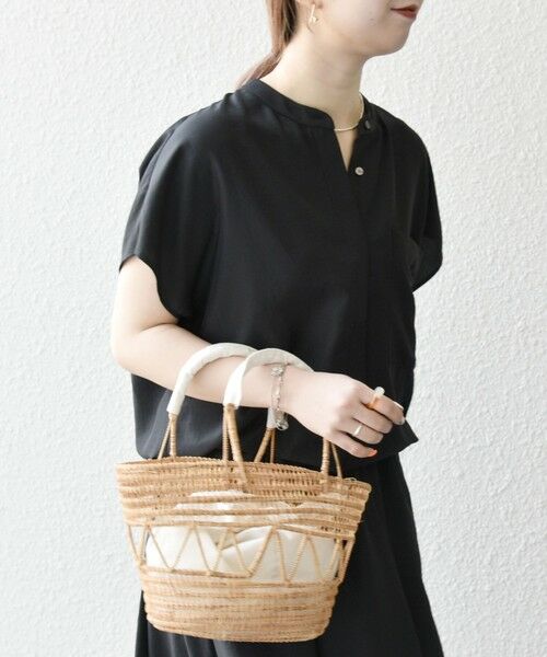 SHIPS / シップス シャツ・ブラウス | SHIPS any:〈洗濯機可能〉グロッシー ドロスト バンドカラー フレンチ シャツ | 詳細8