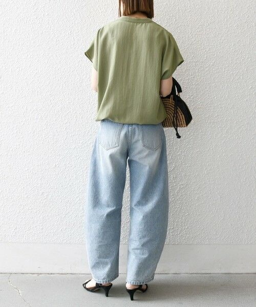 SHIPS / シップス シャツ・ブラウス | SHIPS any:〈洗濯機可能〉グロッシー ドロスト バンドカラー フレンチ シャツ | 詳細16