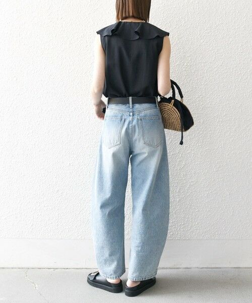 SHIPS / シップス シャツ・ブラウス | SHIPS any:〈洗濯機可能〉グロッシー ラッフル フリル ノースリーブ ブラウス | 詳細2