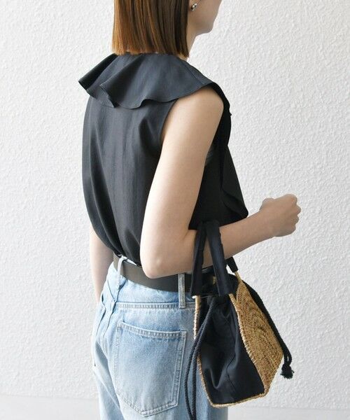 SHIPS / シップス シャツ・ブラウス | SHIPS any:〈洗濯機可能〉グロッシー ラッフル フリル ノースリーブ ブラウス | 詳細6