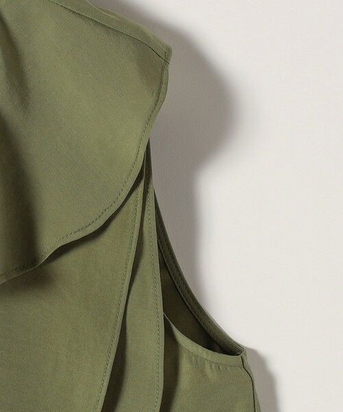 SHIPS / シップス シャツ・ブラウス | SHIPS any:〈洗濯機可能〉グロッシー ラッフル フリル ノースリーブ ブラウス | 詳細22