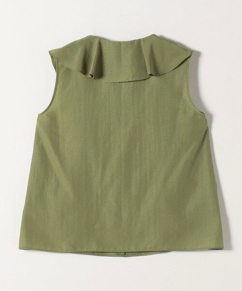 SHIPS / シップス シャツ・ブラウス | SHIPS any:〈洗濯機可能〉グロッシー ラッフル フリル ノースリーブ ブラウス | 詳細24