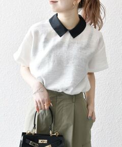 SHIPS / シップス シャツ・ブラウス | SHIPS any:〈洗濯機可能〉フラワー ジャカード バイカラー プルオーバー シャツ