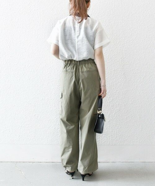 SHIPS / シップス シャツ・ブラウス | SHIPS any:〈洗濯機可能〉フラワー ジャカード バイカラー プルオーバー シャツ | 詳細2