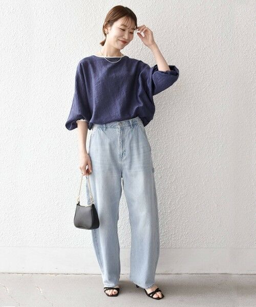 SHIPS / シップス シャツ・ブラウス | SHIPS any:〈洗濯機可能〉フラワー ジャカード ドルマン パイピング ブラウス | 詳細18