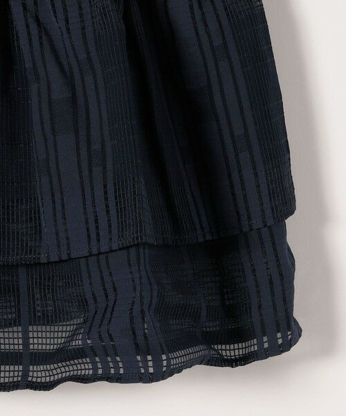 SHIPS / シップス シャツ・ブラウス | SHIPS any:〈洗濯機可能〉シアー チェック ティアード ペプラム 2WAY ブラウス | 詳細21