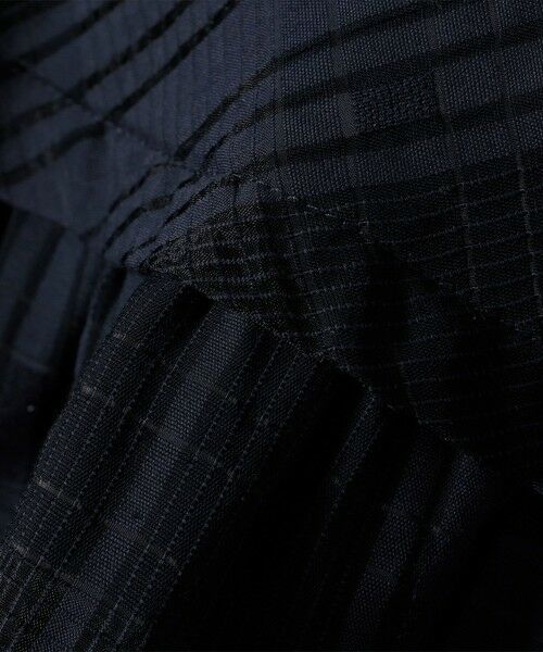 SHIPS / シップス シャツ・ブラウス | SHIPS any:〈洗濯機可能〉シアー チェック ティアード ペプラム 2WAY ブラウス | 詳細23