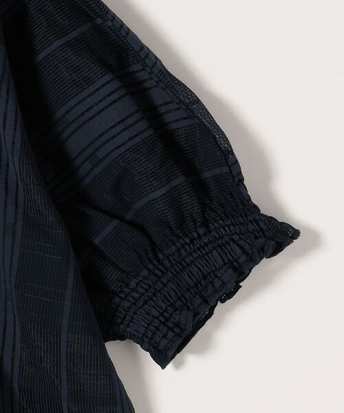 SHIPS / シップス シャツ・ブラウス | SHIPS any:〈洗濯機可能〉シアー チェック ドルマン シャーリング パフ ブラウス | 詳細21