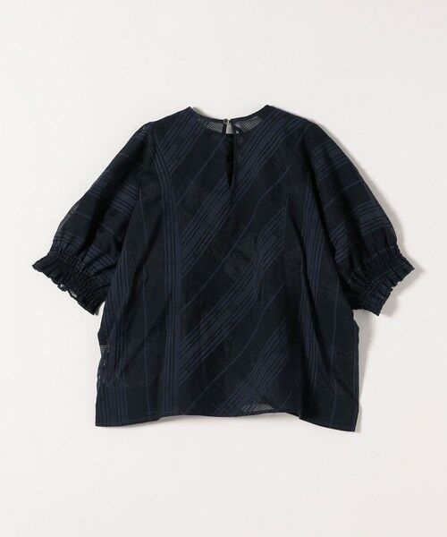 SHIPS / シップス シャツ・ブラウス | SHIPS any:〈洗濯機可能〉シアー チェック ドルマン シャーリング パフ ブラウス | 詳細23