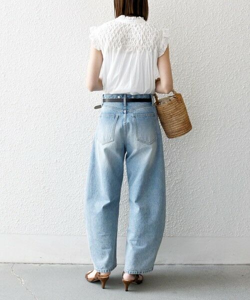 SHIPS / シップス シャツ・ブラウス | SHIPS any:〈洗濯機可能〉ハンドスモッキング コットン フリル スタンドカラー ブラウス | 詳細13