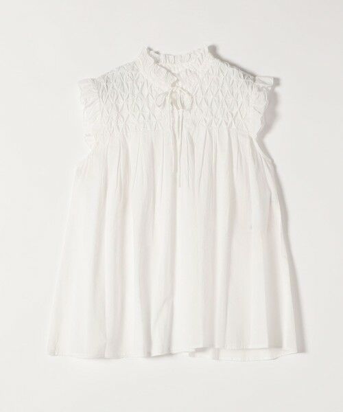 SHIPS / シップス シャツ・ブラウス | SHIPS any:〈洗濯機可能〉ハンドスモッキング コットン フリル スタンドカラー ブラウス | 詳細20