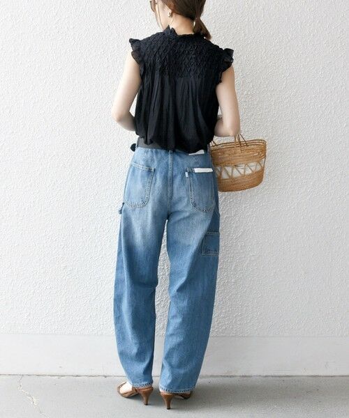 SHIPS / シップス シャツ・ブラウス | SHIPS any:〈洗濯機可能〉ハンドスモッキング コットン フリル スタンドカラー ブラウス | 詳細24